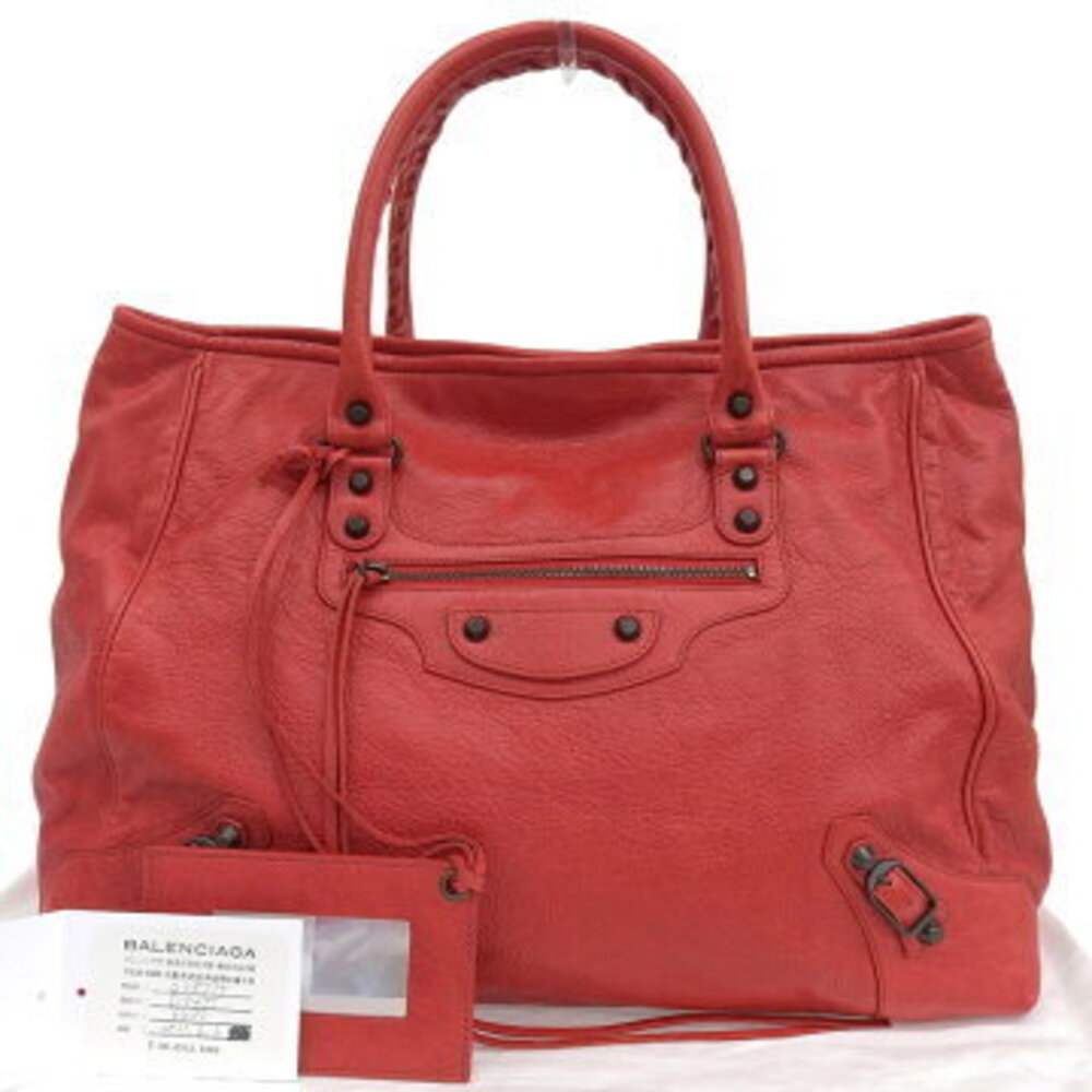 Balenciaga The Sunday Handbag Tote Bag Leather